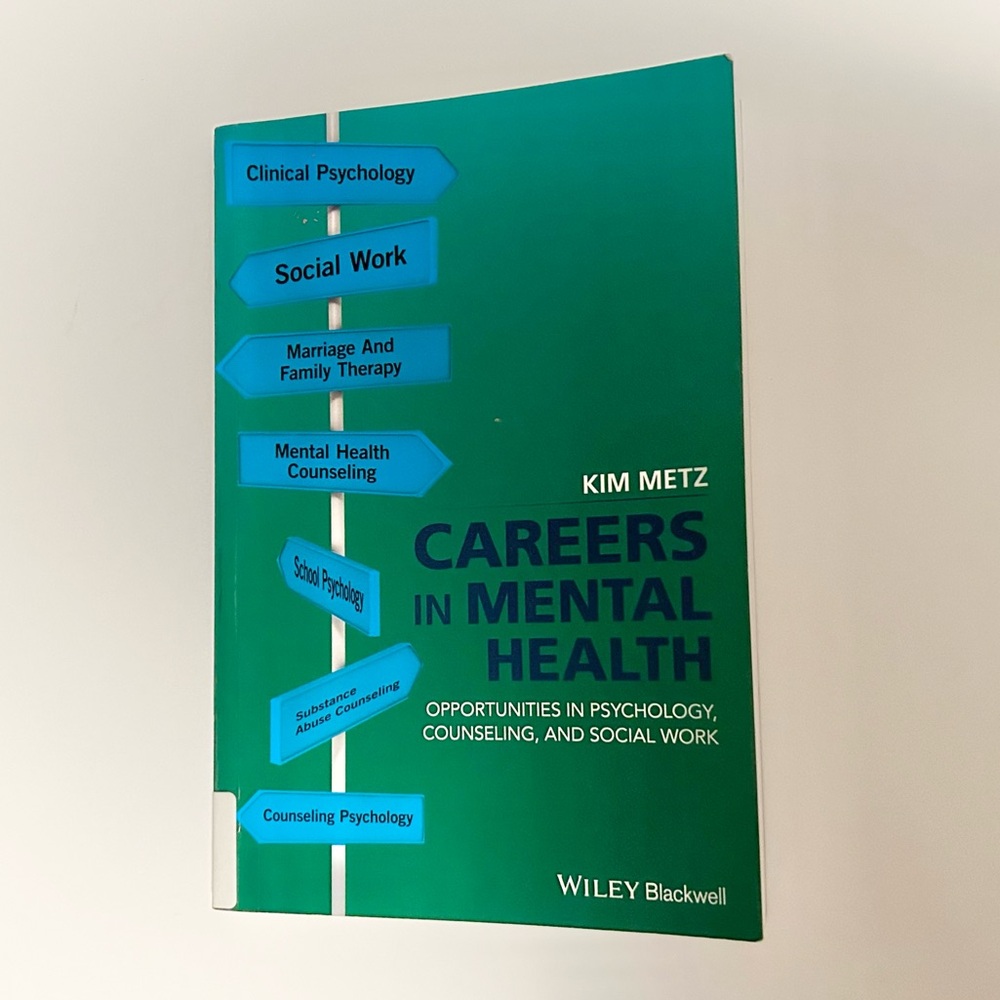 Careers in Mental Health: Opportunities in Psychology, Counseling & Social Work
